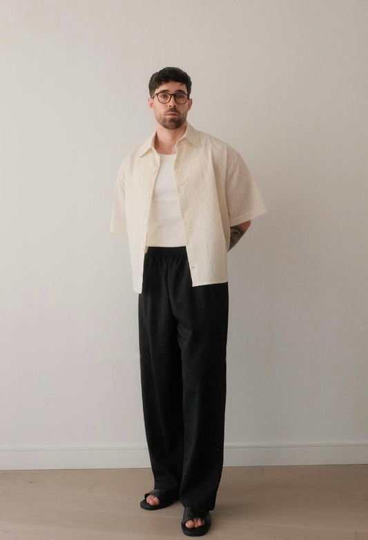 Old Money Cuban Collar Combo (Beige & Black)