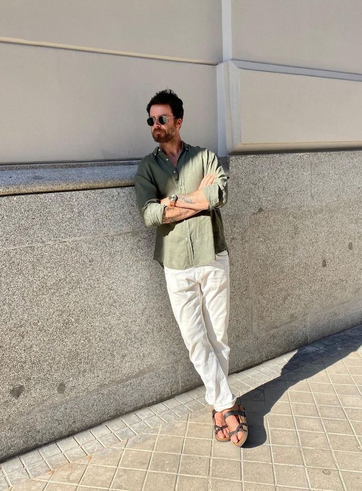 Old Money Classic Shirt (Olive)