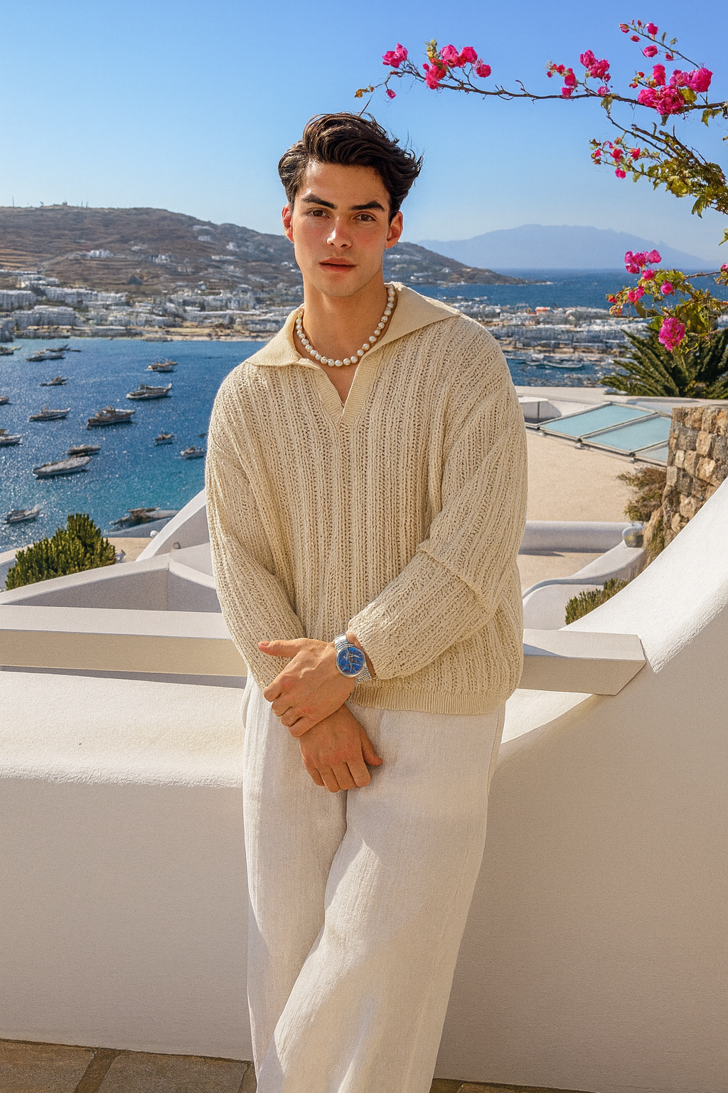 Old Money Pearl Combo (Beige & White)