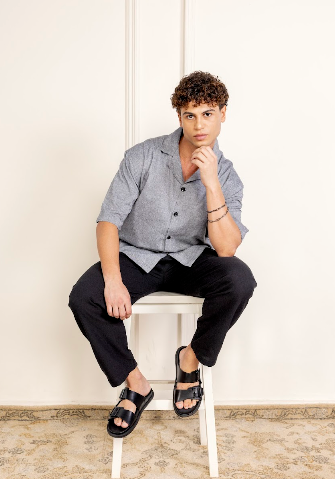 Old Money Cuban Collar Combo (Grey & Black)