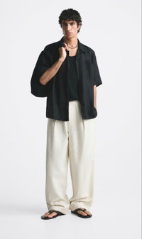 Old Money Linen Combo (Black & Beige)