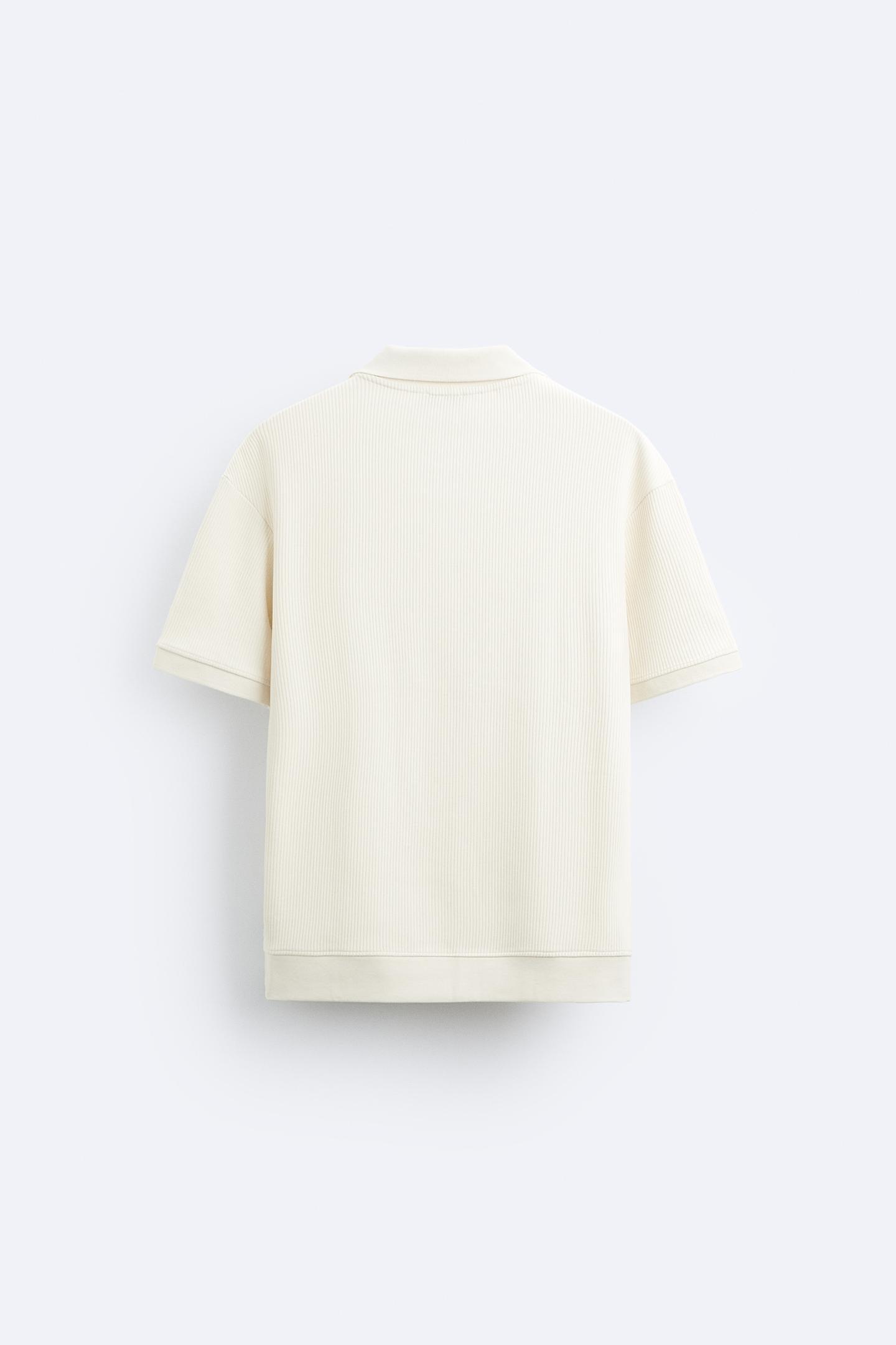 Old Money Classic Ribbed Short Sleeve Lapel Collar Knitted Shirt