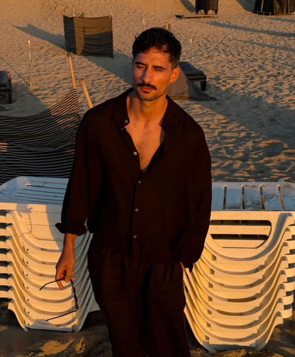 Old Money Classic Shirt Black