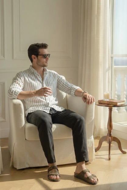 FineLegends™ Heritage Stripes (White & Black)