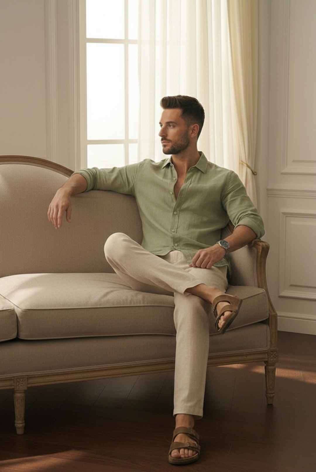 Old Money Classic Combo (Olive & Beige)