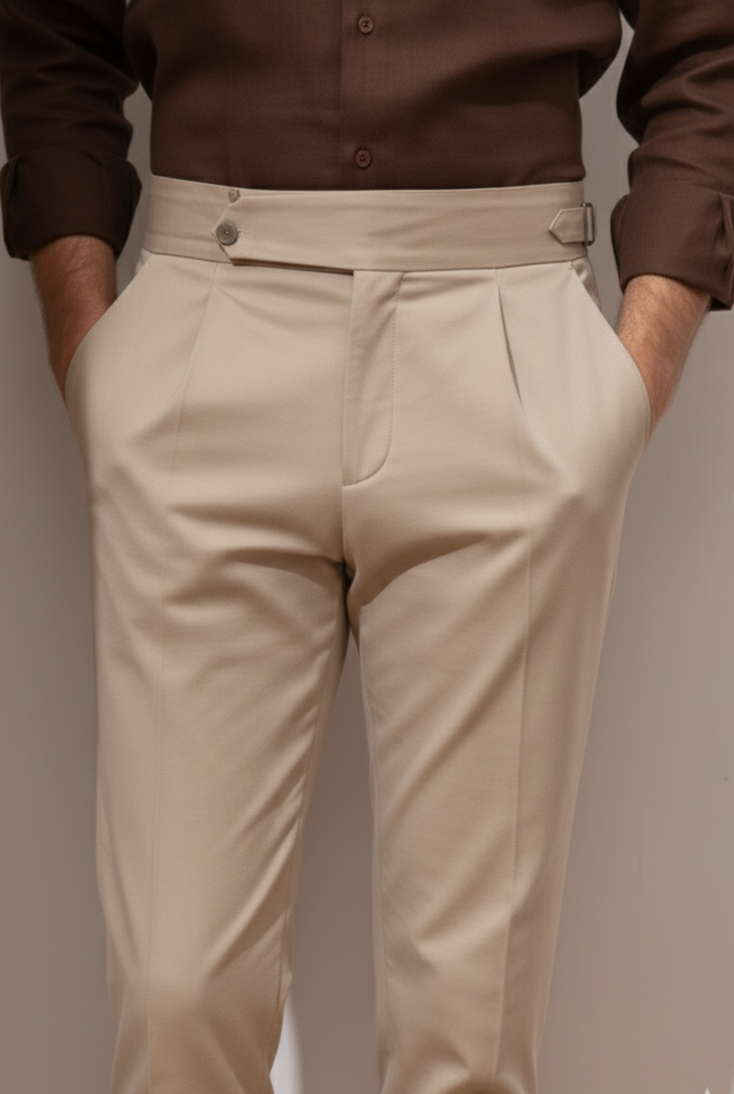 FineLegends™ Signature Luxe Duo (Brown & Beige) | Slim Fit