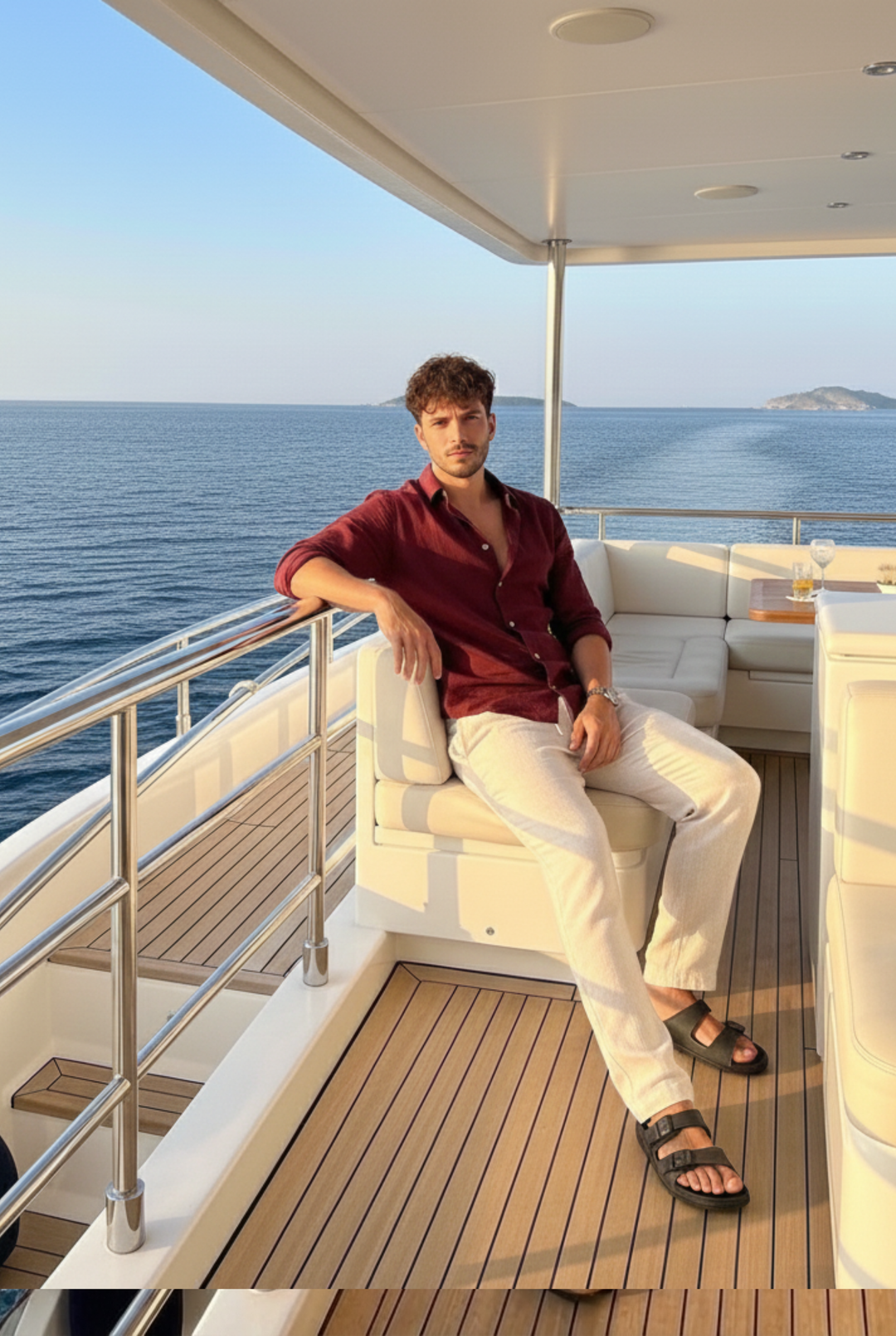 Old Money Classic Combo  (Maroon & Beige)