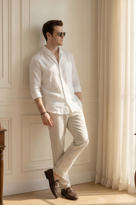 Old Money Classic Combo (White & Beige)