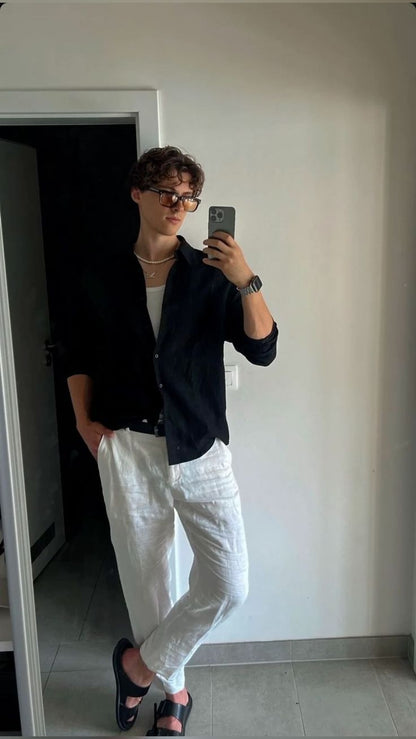 Old Money Classic Combo  (Black & Beige)