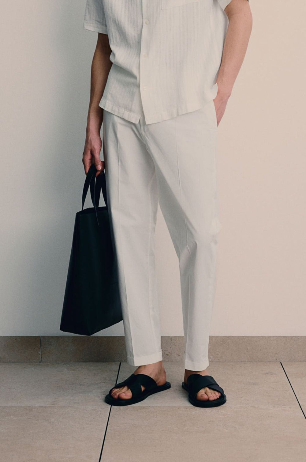Old Money Casual Regular Straight Linen Pants