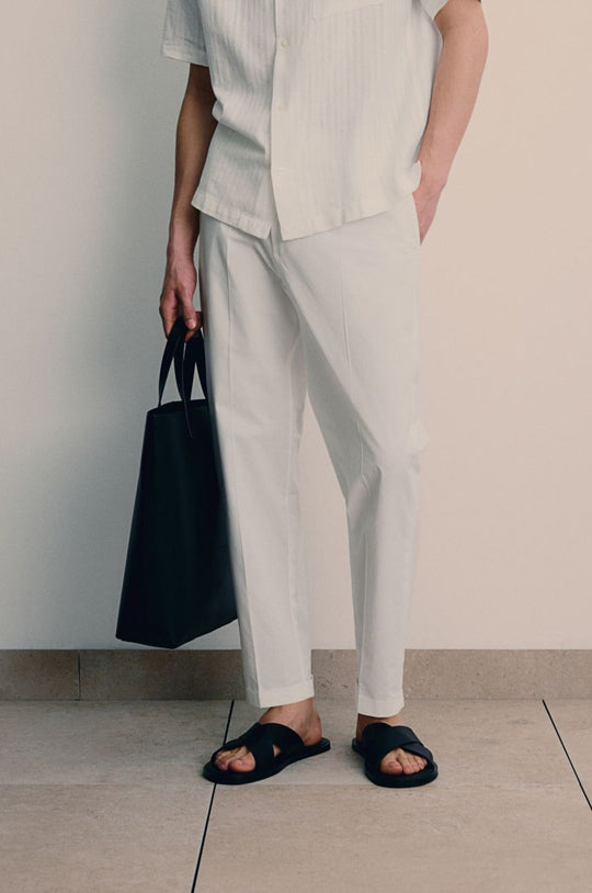 Old Money Casual Regular Straight Linen Pants