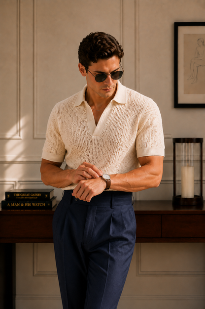 FineLegends™ Luxe Knit Duo (Cream & Navy)