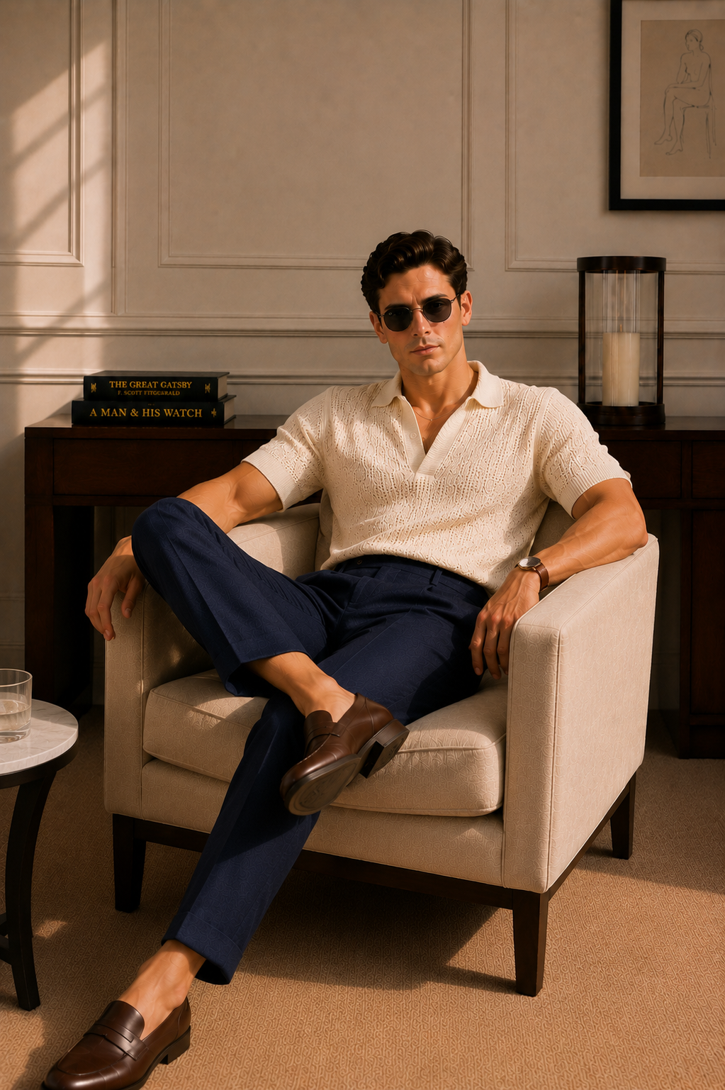 FineLegends™ Luxe Knit Duo (Cream & Navy)