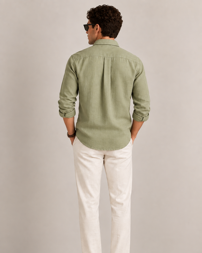 Old Money Classic Shirt (Olive)