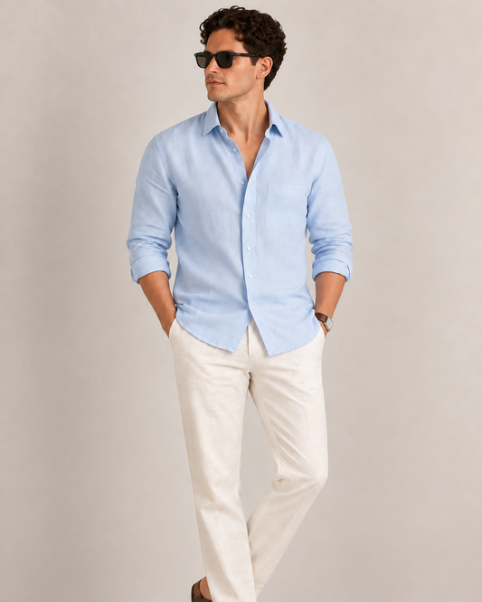 Old Money Classic Shirt (Blue)