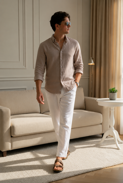 Old Money Classic Combo (Taupe & White)