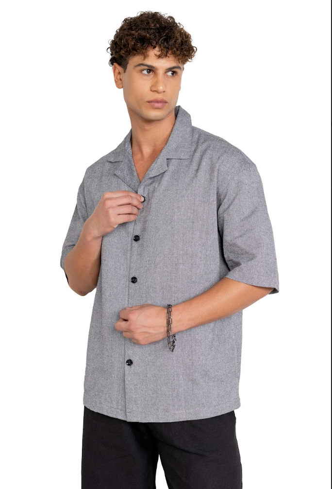 The Old Money Cuban Collar Combo (Grey & Black)