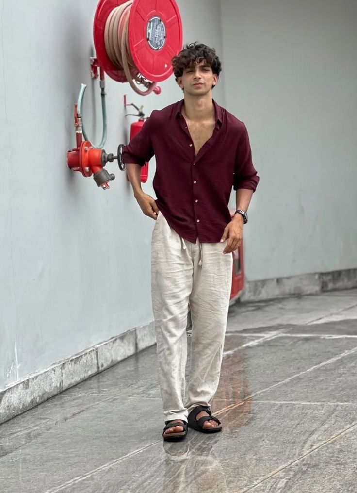 Old Money Classic Combo  (Maroon & Beige)