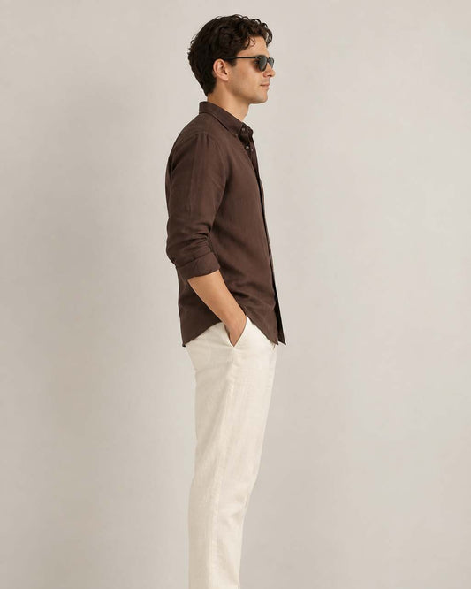 Old Money Classic Shirt (Brown)