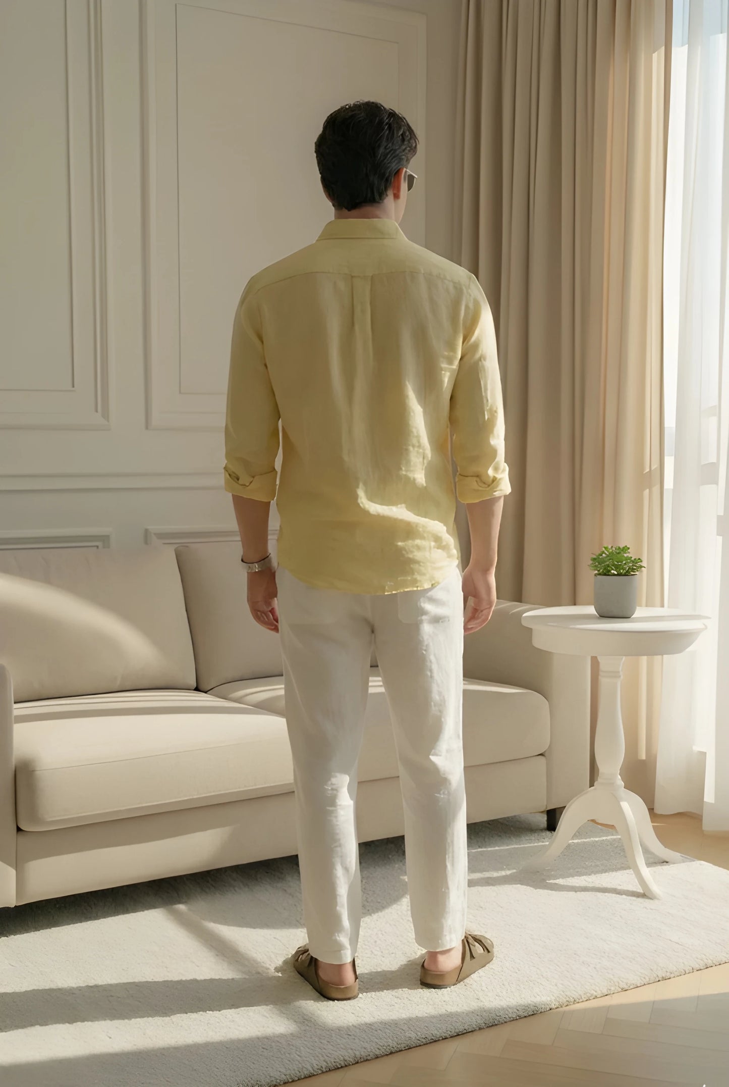 Old Money Classic Shirt (Yellow)
