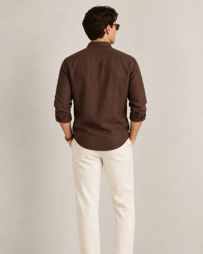 Old Money Classic Shirt (Brown)