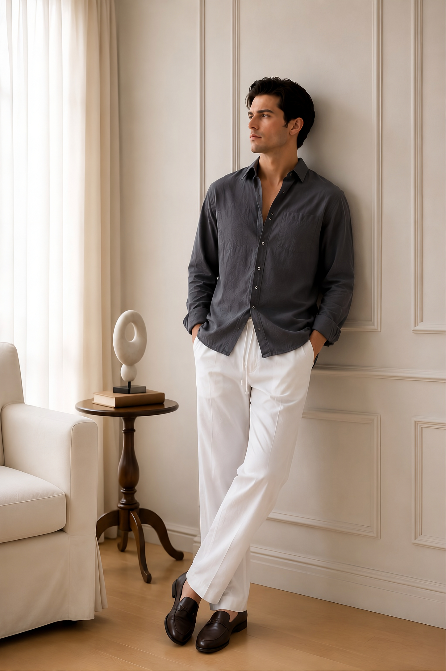 Old Money Classic Combo (Charcoal & White)